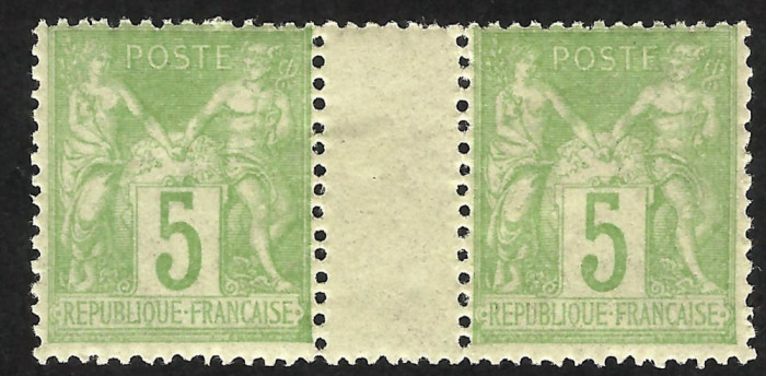 FRANTA -- PERECHE CU PUNTE 1898 / 1899 MLH TIPUL I