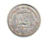 SV * Venezuela 50 CENTIMOS 1960 * ARGINT * AUNC +, America Centrala si de Sud