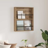 vidaXL Raft pentru reviste cu raft Stejar Artizanal 60 x 12 x 70 cm 890838