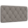 VidaXL Pernă pentru tăblie de pat, gri taupe, 100 cm, material textil