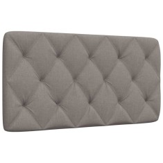 vidaXL Pernă pentru tăblie de pat, gri taupe, 100 cm, material textil 4019209