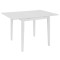 Set mobilier de bucatarie, 5 piese, alb, MDF