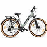 Cumpara ieftin Bicicleta electrica urbana Devron 28200, 28 inch, marimea L, gri deschis
