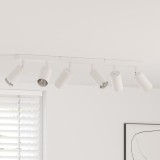 vidaXL Spot de tavan cu lumina reflectoarelor Alb 73 x 6 x 16 cm Metal 4108204