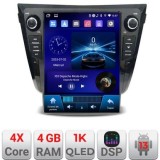Navigatie Nissan X-Trail 2013-2018 tip tesla radio gps internet 4 Core carplay android auto 4+64 Incell Display kit-tesla-353+EDT-E220-RK CarStore Tec