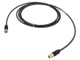 Cablu senzori/automatizări M12, 5 pini, 3 m