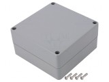 Carcasă universală 120x120x60mm ABS gri &icirc;nchis