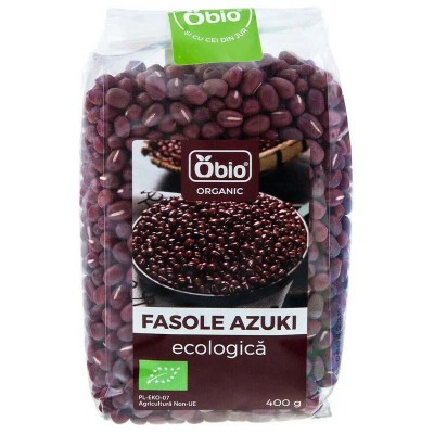 Fasole Azuki Bio 400 grame Obio foto