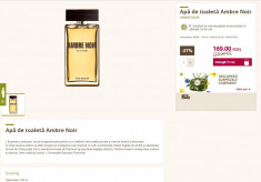 Apa de toaleta AMBRE NOIRE Yves Rocher 100 ml foto