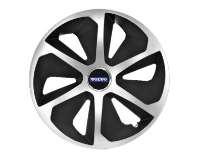 Set 4 capace roti Roco Gri-Negru R15 pentru gama auto Volvo foto