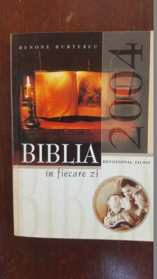 Biblia in fiecare zi- Benone Burtescu foto