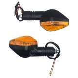 Cumpara ieftin Set 2 Semnalizari Moto Universale M10, Model Mare, cu Becuri, Sticla Galbena, Naked Touring Cruiser