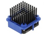 Radiator extrudat cu aripioare BGA, negru, 27mm x 27mm