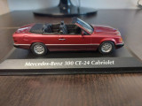 Macheta MERCEDES BENZ 300 CE-24 CABRIOLET 1991 - Minichamps, scara 1/43, noua., 1:43