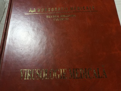 VIRUSOLOGIE MEDICALA - ELVIRA S&amp;Icirc;NZIANA CIUFECU, NATIONAL 2003, 942 P CARTONATA foto