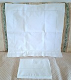 Set 2 Fete de perna Vintage, din In cu monograma