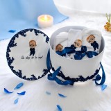 Cumpara ieftin Trusou Botez cu 8 Piese Brodat, Boss Baby, Culoare Bleumarin - TB08