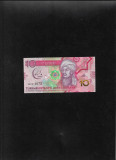 Turkmenistan 10 manat 2017 seria5012672 unc