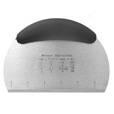 Racleta Pufo Cookie pentru taiere aluat, decorare glazura, crema la torturi, metalica, 16 x 12 cm, negru foto