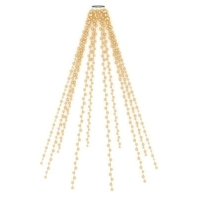 Instalatie lumini brad de Craciun cu 400 LED-uri, 400 cm foto