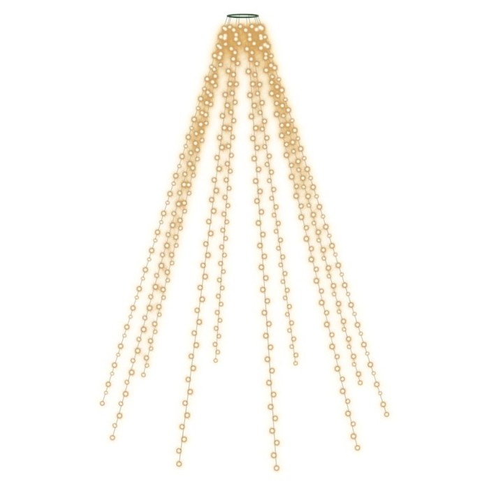 Instalatie lumini brad de Craciun cu 400 LED-uri, 400 cm