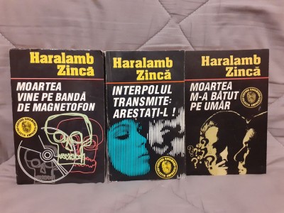MOARTEA VINE PE BANDA DE MAGNETOFON/MOARTEA M-A BATUT PE UMAR/INTERPOL TRANSMITE:ARESTATI-L!-HARALAMB ZINCA foto