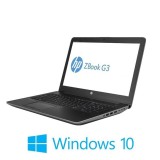 Laptop HP ZBook 15 G3, Quad Core i7-6700HQ, SSD, Quadro M2000M, Win 10 Home