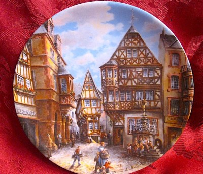 FARFURIE DECORATIVA PORTELAN BAVARIA - BRADEX EDITIE LIMITATA SEMNAT BERND GAGEL foto