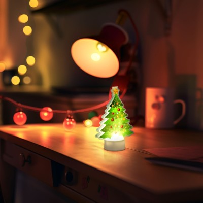Decor LED - Alb cald - Brad de Craciun - cu baterii Best CarHome foto