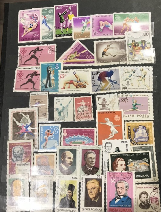 (FM2) Lot timbre tenatica personalitati