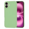 Husa silicon iPhone 16 Plus Techsuit SoftFlex, verde deschis