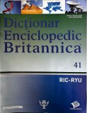 Dictionar Enciclopedic Britannica Vol 41 RIC-RYU, Limba Romana, Coperti Brosate, Stare Buna, 59 Pagini