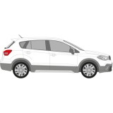 Husa auto dedicate Suzuki S-Cross SX4 FRACTIONATE - ROMB. Calitate Premium Automotive TrustedCars, Oem