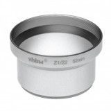 Tub adaptor filtru pentru Konica Minolta Dimage Z1 / Z2 la 52mm, argintiu