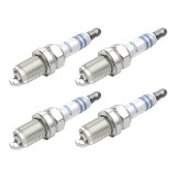 Cumpara ieftin Set 4 bujii scanteie Bosch pentru Honda Civic, Hyundai ix55, Sonata V, Tucson, Kia Opirus, Sportage, Mitsubishi Eclipse, Lancer VIII, Outlander, Suzuk