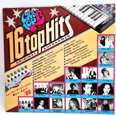 var - 16 Top Hits Marz/ Apr 1986 _ VG+ / VG+ _ vinil LP _ Club Top 13 synth pop foto