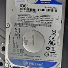 HARD WD BLUE 500 GB /SATA / PENTRU LEPTOP /ARE 89 % VIATA !