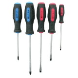 Set Surubelnite Cr-Va Maner Cauciuc - 5 Piese