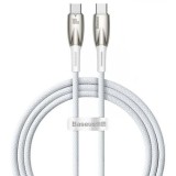 Cablu Retea Baseus Glimmer 100W, 1m, alb