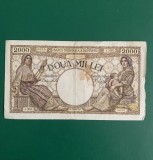 Bancnota 2000 lei 10 octombrie 1944