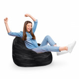 Fotoliu Puf Bean Bag tip Para XL Lemn Negru