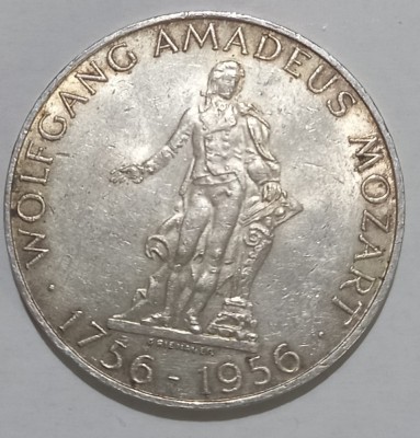 Austria, 25 Schilling 1956, Argint. foto