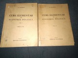 Cumpara ieftin B ZAHARESCU - CURS ELEMENTAR DE ECONOMIE POLITICA 2 VOL 1947