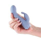 Mini Vibrator Rabbit Charms - Ivy, Bleu, 13 cm, NS Toys