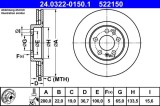 Disc Frana ATE 24.0322-0150.1