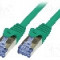 Cablu patch cord, Cat 6a, lungime 0.25m, S/FTP, LOGILINK - CQ3015S