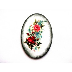 Magnet frigider cu motiv floral 40417