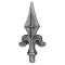 Element fier forjat varf Art 124/1, 125 x 55 mm