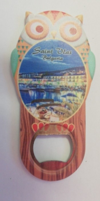 D3 - Magnet frigider - tematica turism - desfacator bere - Bulgaria 17