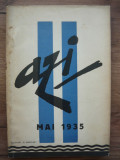 AZI - REVISTA LUNARA DE LITERATURA, CRITICA SI ARTA - AN 4, Nr. 2, mai 1935